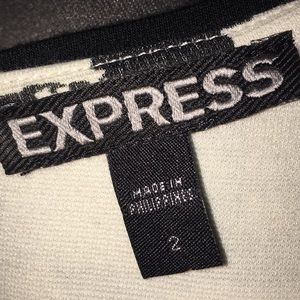 Express Dresses - Women’s Express Black and White Sheath Dress Express Dresses - Women’s Express Black and White Sheath Dress